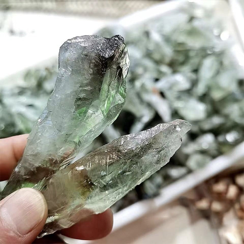 Green Quartz Raw Crystal - Nurture Relationships, Attract Wealth & Protect Against Evil