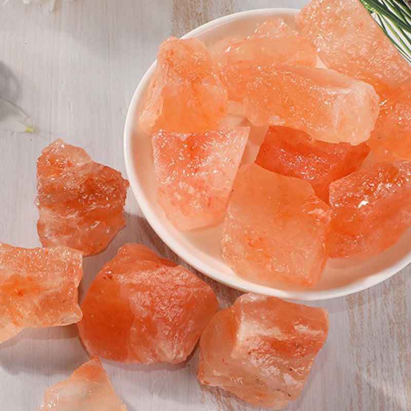 Orange Salt Raw Crystal - Stress Relief, Energy Balance & Intuition Enhancement