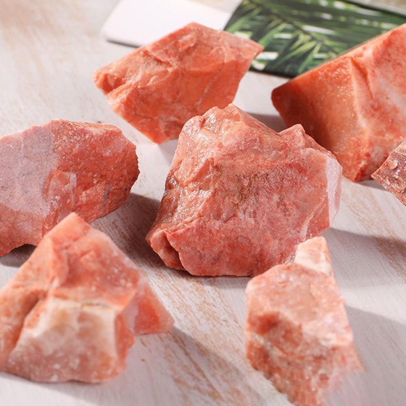 Red Aventurine Raw Crystal - Attract Wealth, Enhance Relationships & Improve Sleep