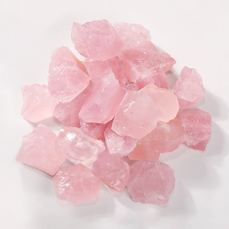 Rose Quartz Rough Stone Pink Crystal - Guardian Stone of Love