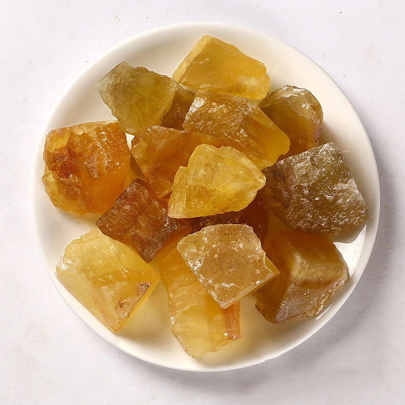 Yellow Fluorite Raw Crystal - Enhance Creativity, Relationships & Efficiency