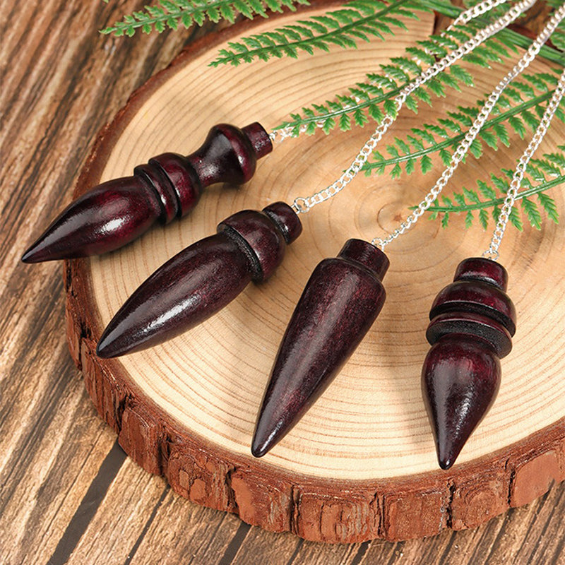 Walnut conical pendulum - a must-have for mystical witch magic