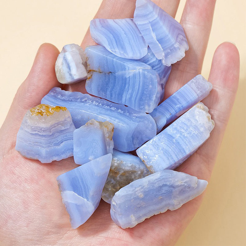 Blue Onyx Healing Stone - Promotes Inner Peace, Reduces Stress, Eases Pain