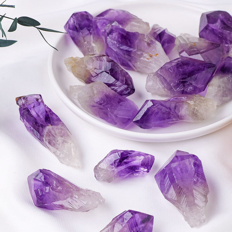 Amethyst Dragon Tooth - Raw Crystal for Emotional & Physical Well-being