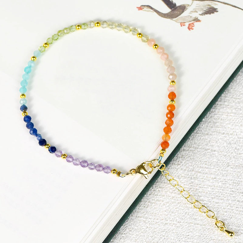 Seven Chakra Crystal Bracelet - Unleash Your Inner Power