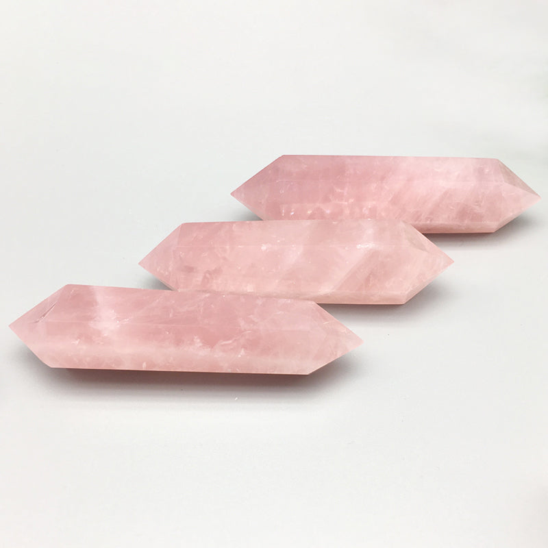 Rose Quartz Double Terminated-Stress Relief, Meditation and Intuition Booster