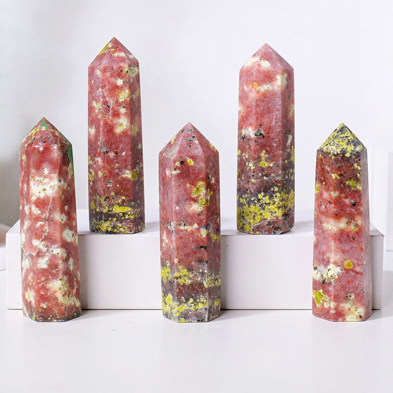 Peach Blossom Stone Tower - Enhance Love Fortune, Attract Positive Energy & Boost Personal Charm