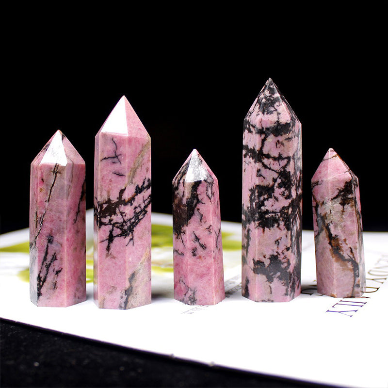 Rhodonite Tower - Enhance Personal Charm, Boost Confidence & Embrace Serenity