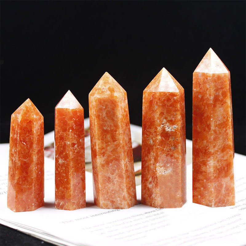 Sunstone Tower - Soothing Energy Enhancer for Positivity and Inner Strength