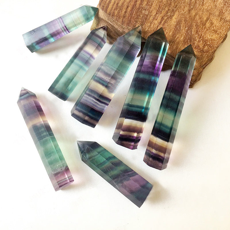 Rainbow Fluorite Tower - Embrace Serenity, Spiritual Growth & Chakra Balance