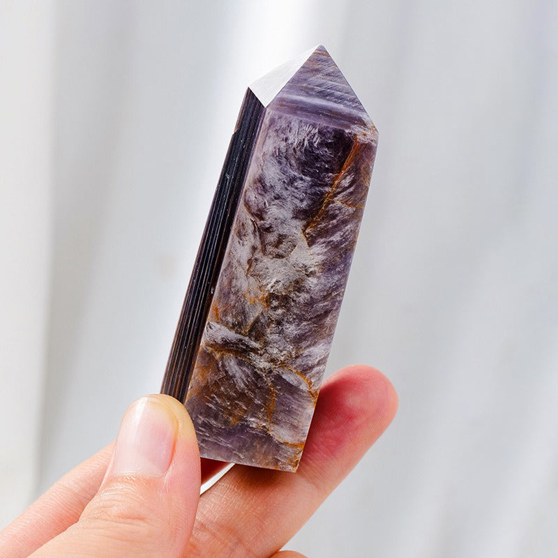 Lepidolite Tower - Enhance Your Spirituality and Promote Spiritual Growth