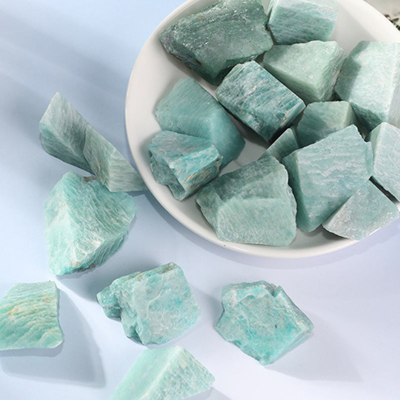 Amazonite Crystal Raw Stone - Boost Self-Confidence, Courage & Communication