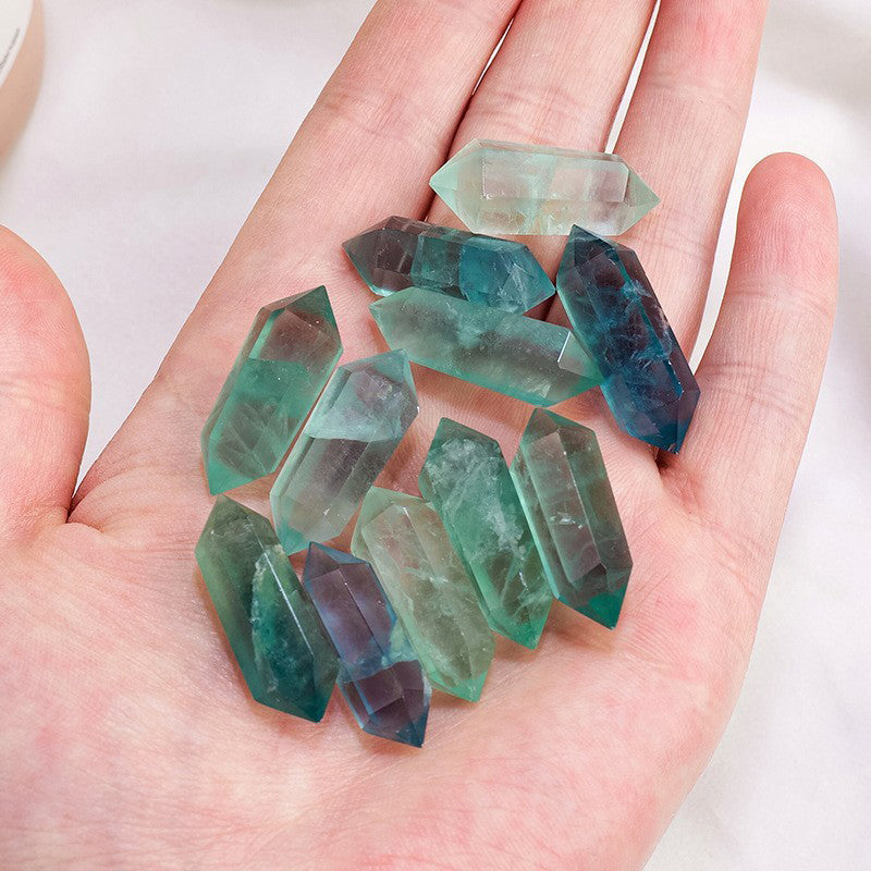 Green Fluorite Double Terminated - Balance Energy & Promote Well-being