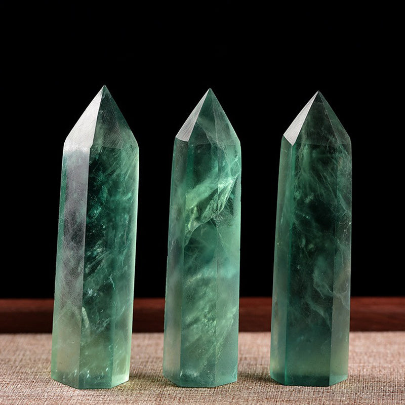 Green Fluorite Tower - Nature's Catalyst for Energy Balance & Creativity