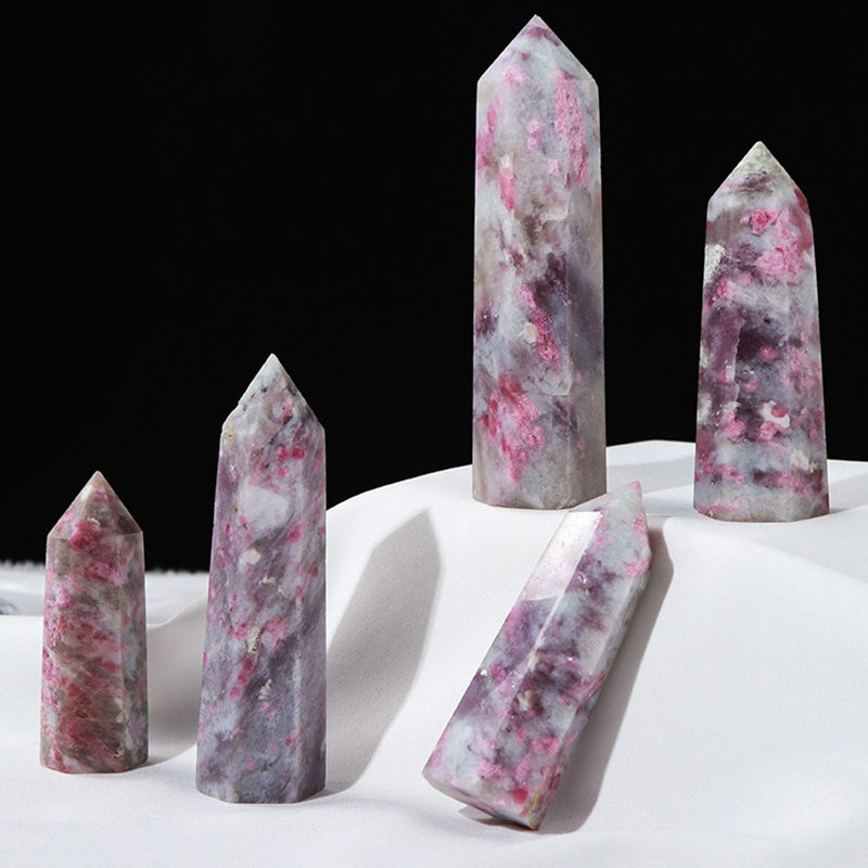 Plum Tourmaline Tower - Unleash Creativity and Inspiration