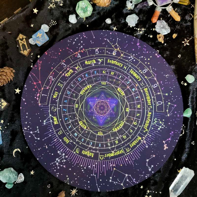 Exclusive for Mysterious Witches: Multifunctional Pendulum Mat & Tarot Ritual Mat