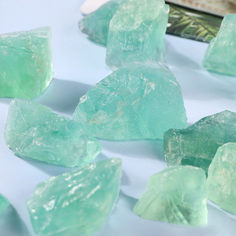 Green Fluorite Raw Crystal - Enhance Mind, Intuition & Creativity