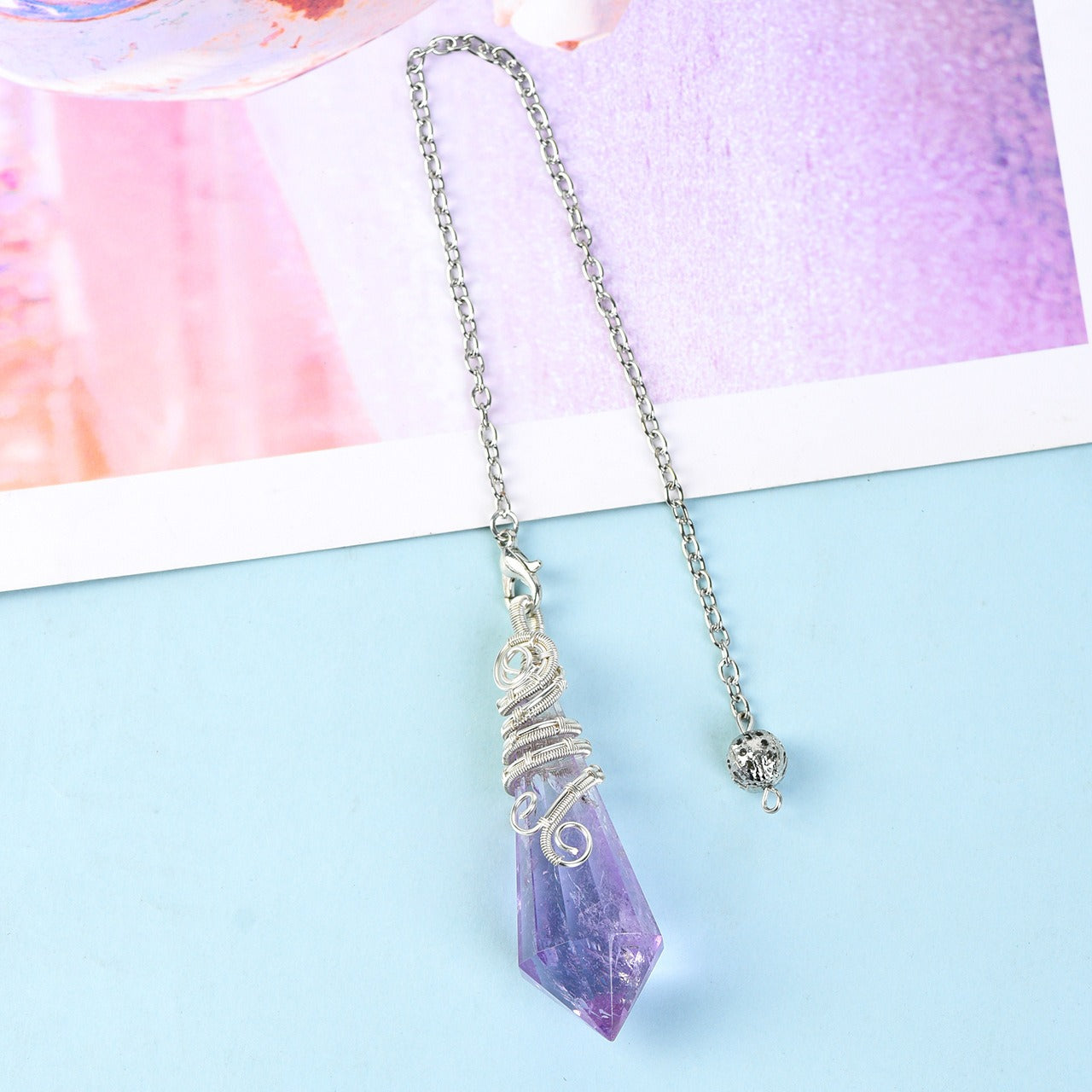 Crystal Pendulum，Divination Tool & Meditation Focal Point