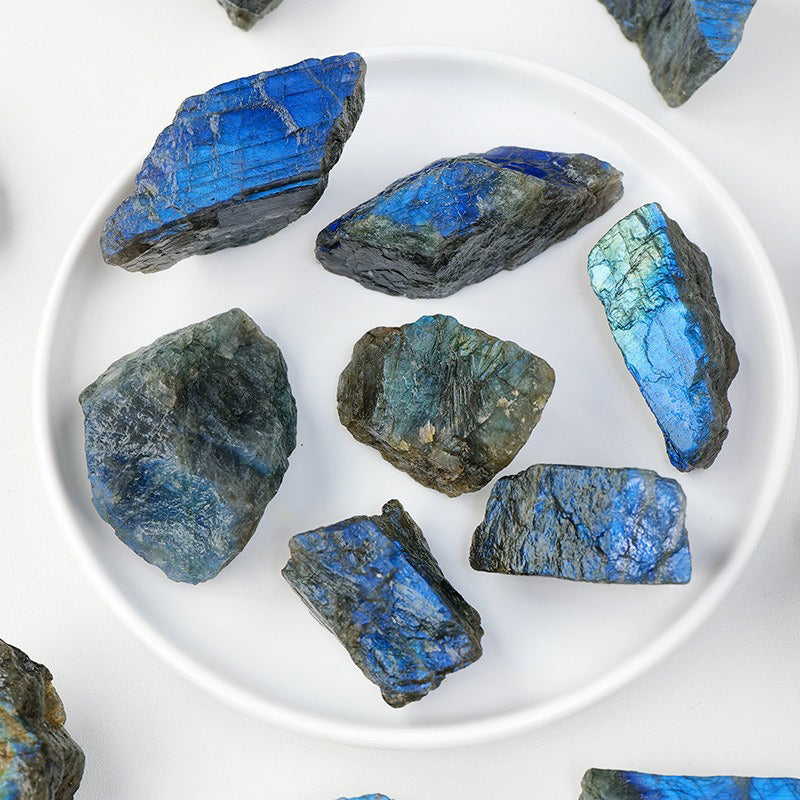 Labradorite Raw Crystal - Enhance Perception & Relieve Stress