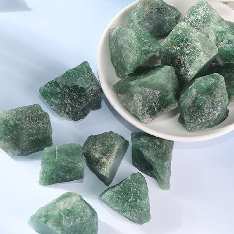 Green Aventurine Raw Crystal - Stabilize Mood, Boost Innovation & Relieve Stress