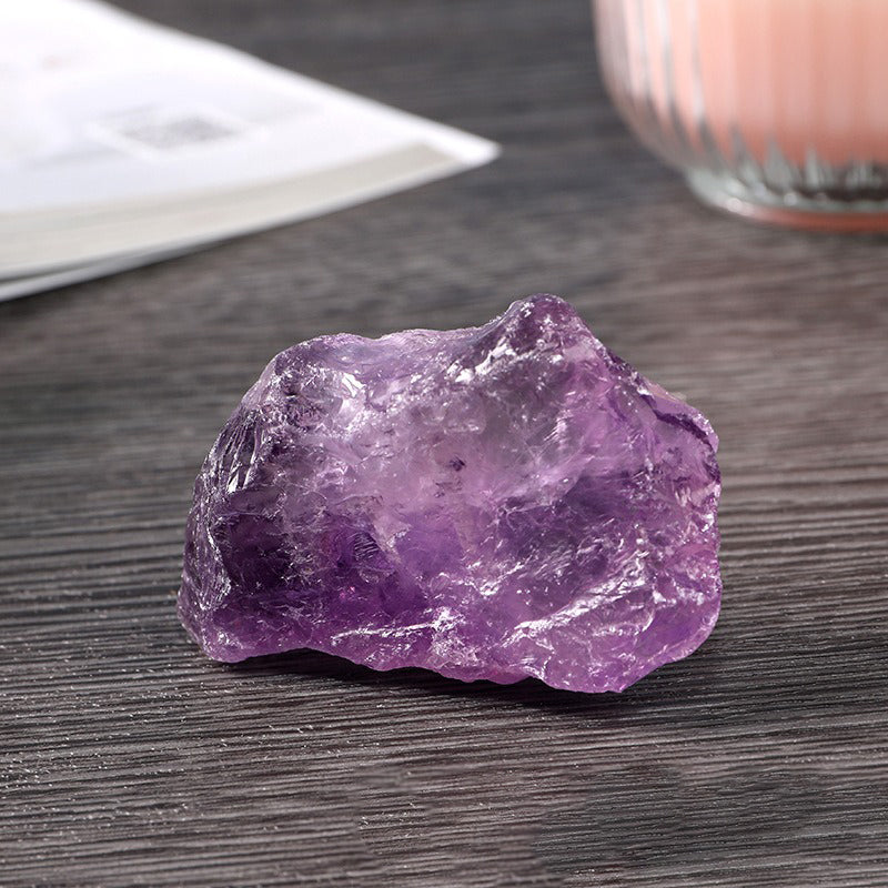 Raw Amethyst Crystal-Improve Wisdom, Protect Love