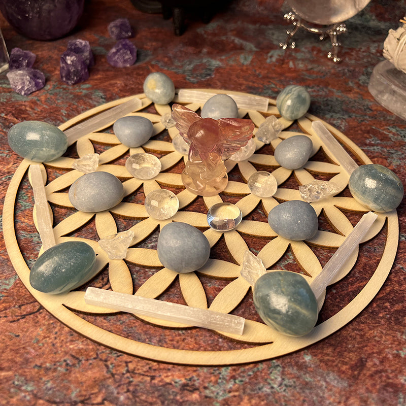 Guardian Crystal Grid，Spiritual Protection and Balance