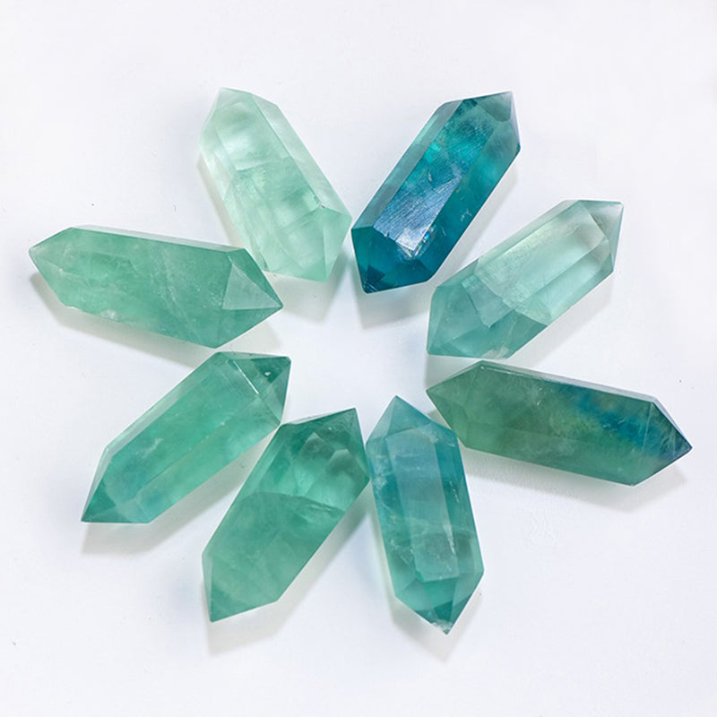 Green Fluorite Double Terminated - Balance Energy & Promote Well-being