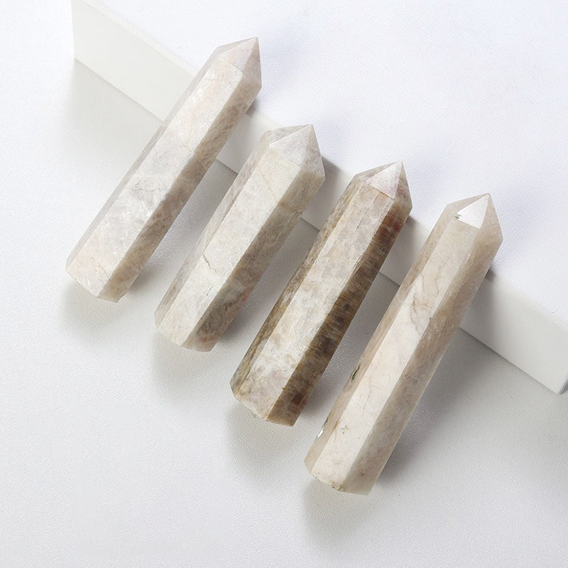 Moonstone Tower - Emotional Balance, Good Luck & Harmony Charm