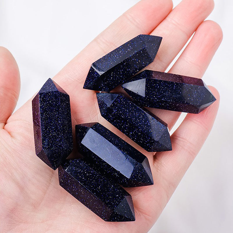 Blue Sandstone Double Terminated - Enhance Leadership Skills and Boost Positive Energy