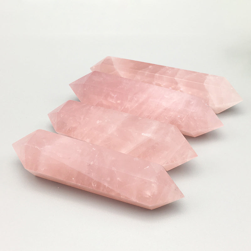 Rose Quartz Double Terminated-Stress Relief, Meditation and Intuition Booster