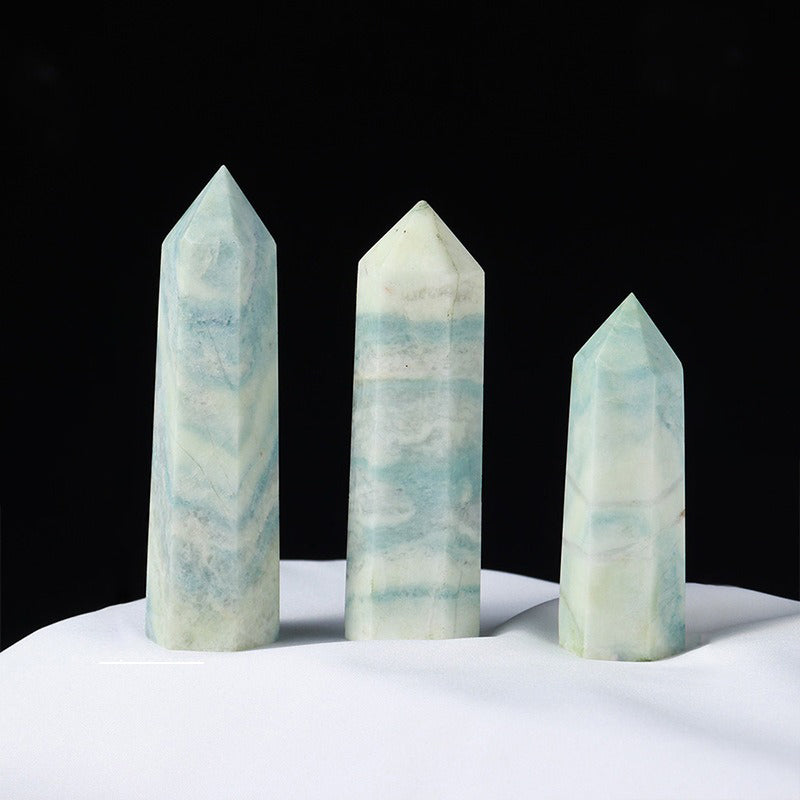 Caribbean Calcite Quartz Tower - Enhance Cognitive Abilities & Achieve Success