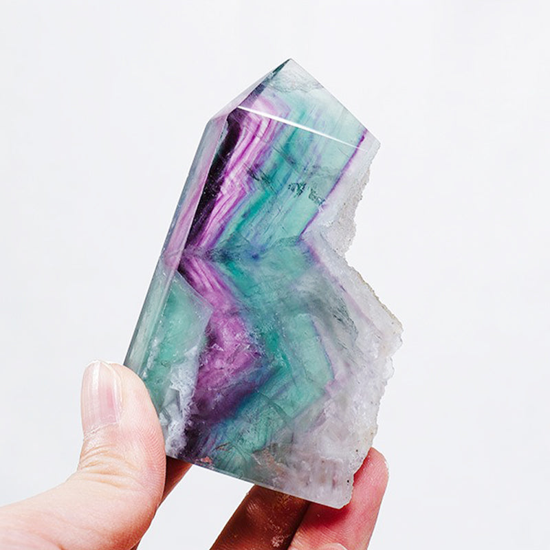 Rainbow Fluorite Tower - Balance Emotions & Enhance Spirituality