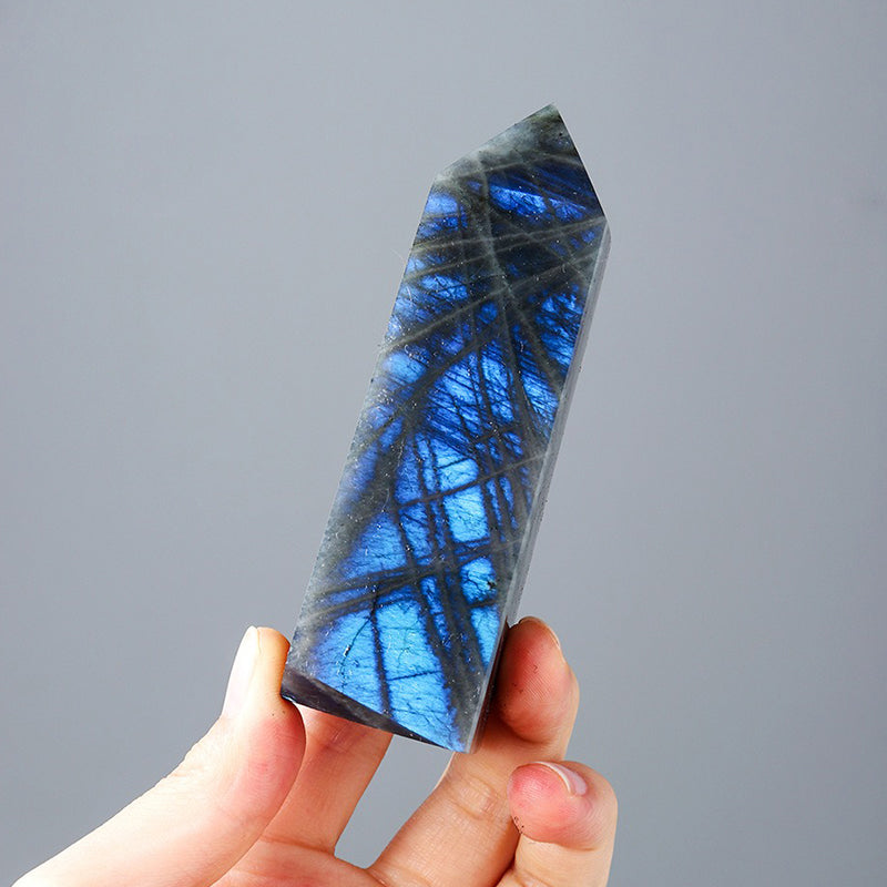 Labradorite Tower - Four-sided Crystal for Spiritual Enhancement