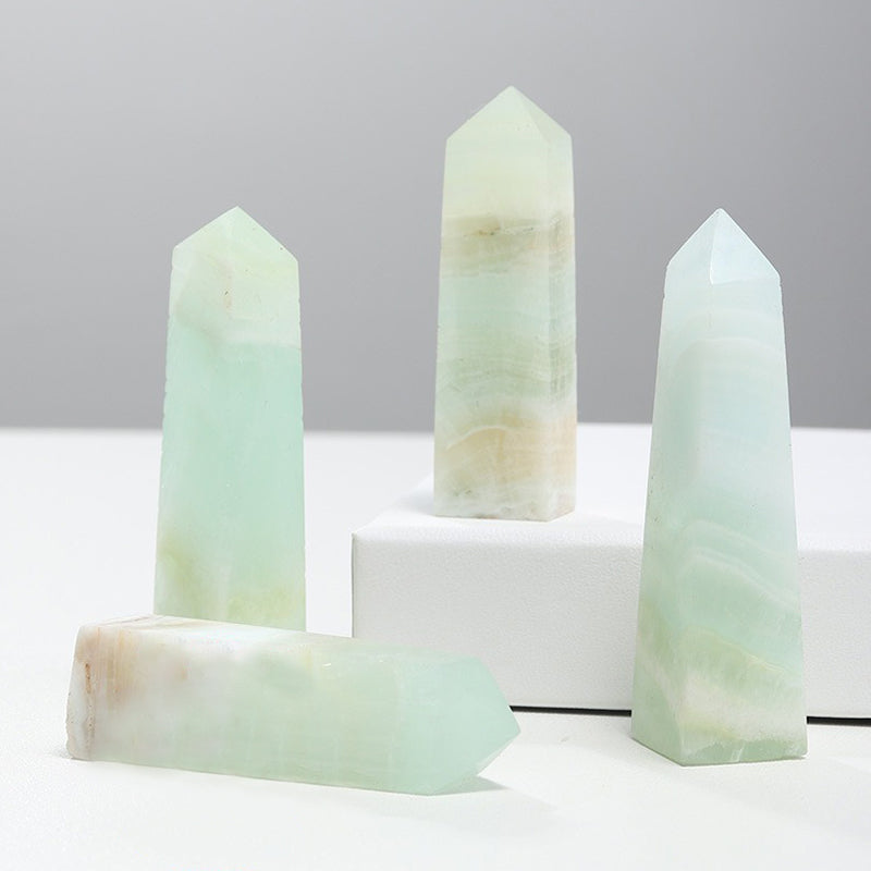 Caribbean Calcite Tower - Boost Spiritual Energy & Emotional Balance