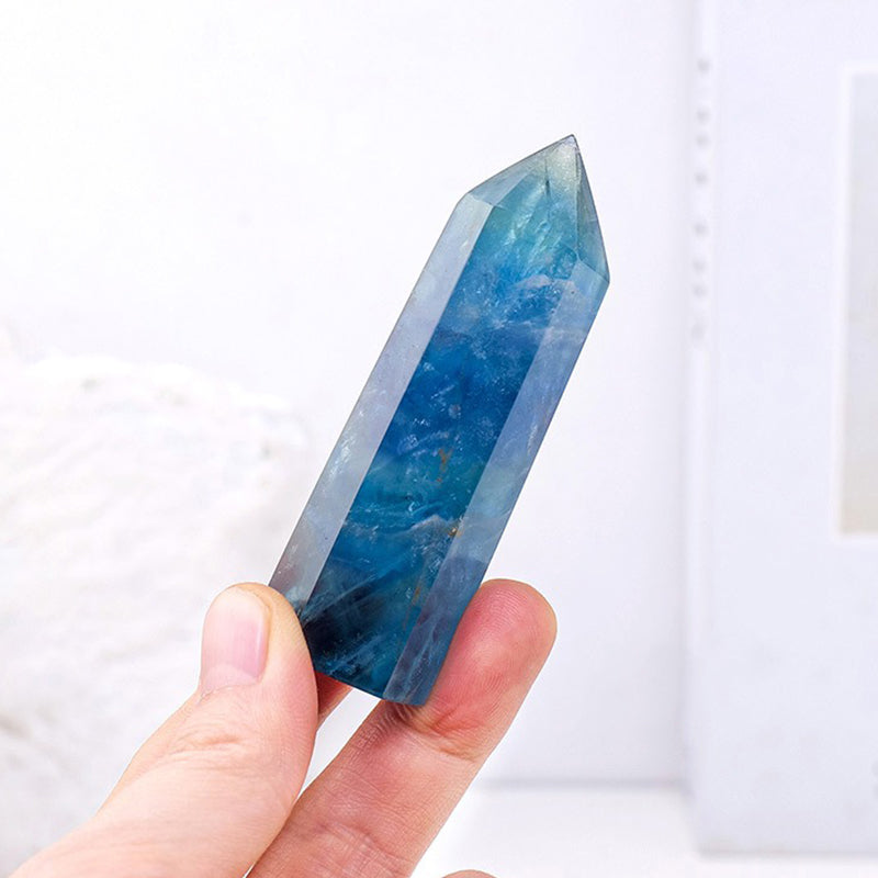 Blue Fluorite Tower - Unlock Intelligence and Enhance Spirituality