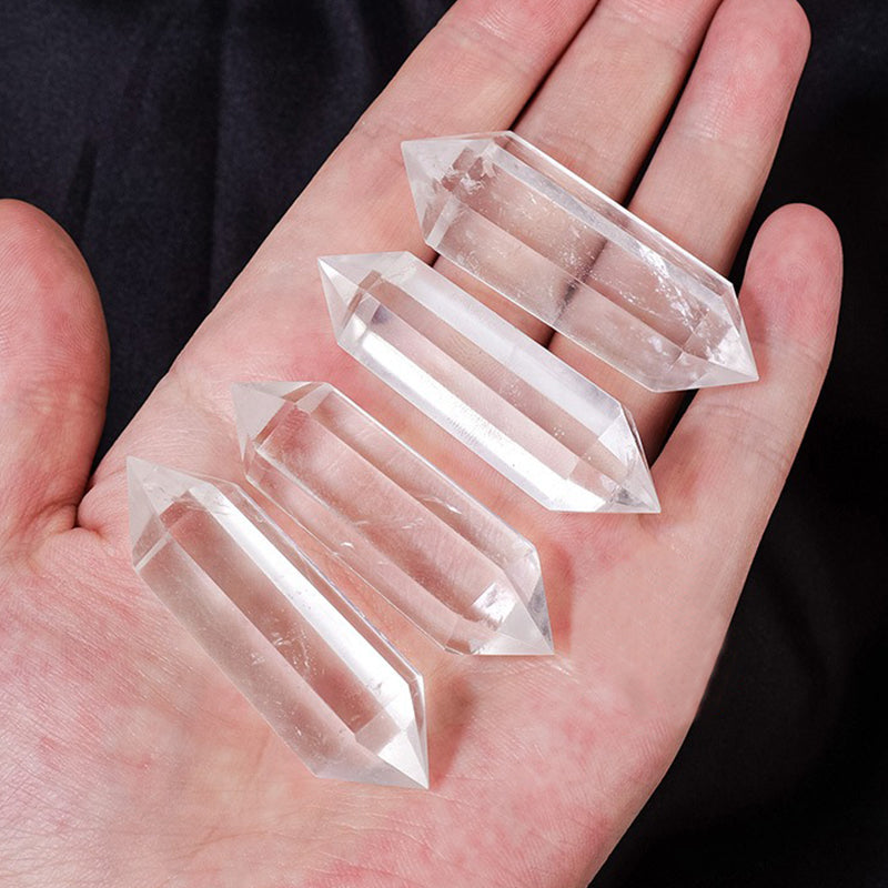 Clear Quartz Double Terminated - Stress Relief & Meditation Enhancer