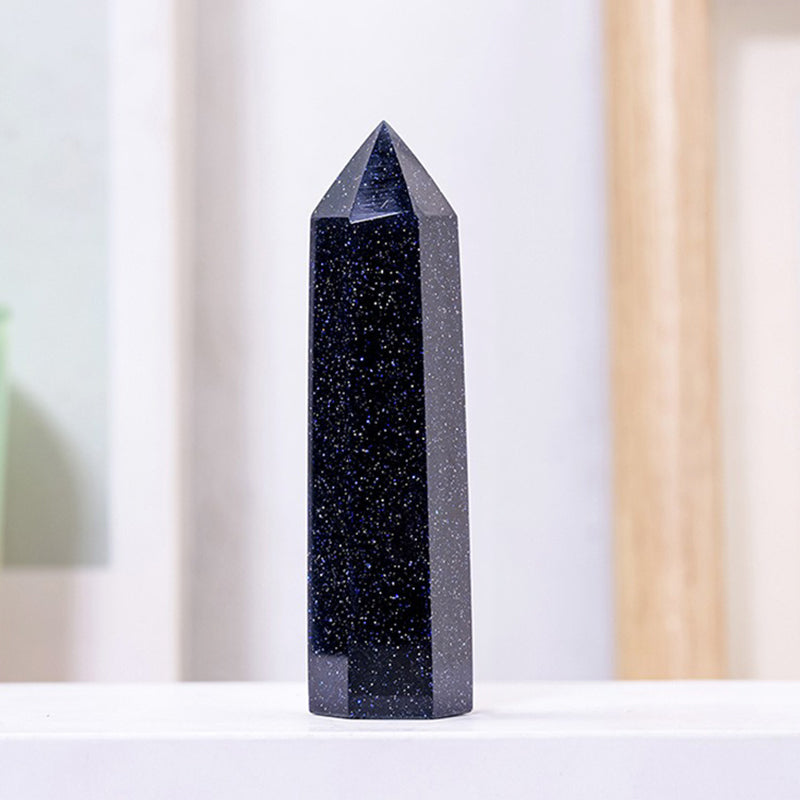 Blue Sandstone Tower - Enhance Leadership Skills,Boost Positive Energy,Increase Wealth