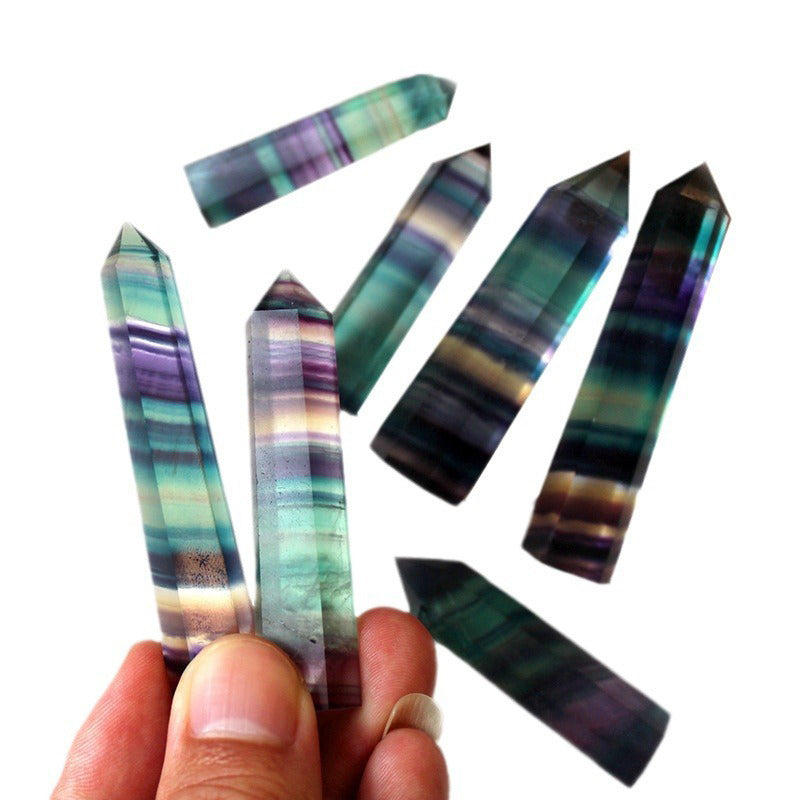 Rainbow Fluorite Tower - Embrace Serenity, Spiritual Growth & Chakra Balance