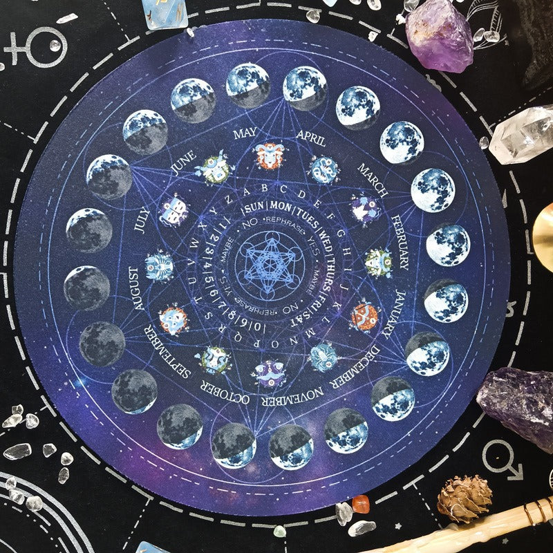 Exclusive for Mysterious Witches: Multifunctional Pendulum Mat & Tarot Ritual Mat