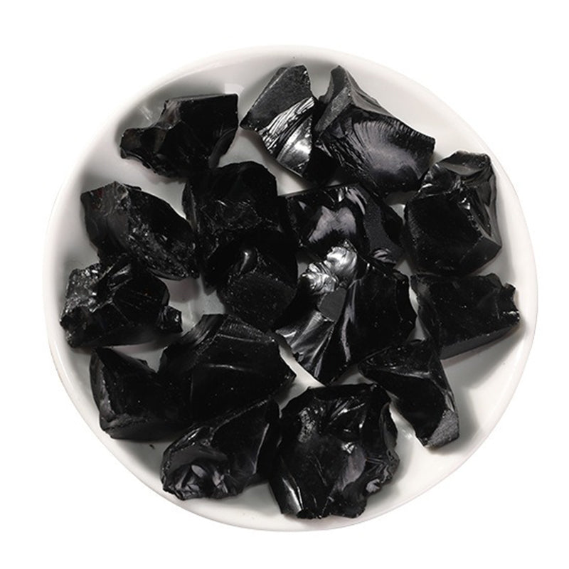 Obsidian Crystal Raw Stone - Protection, Energy Boost & Mind-Body Balance