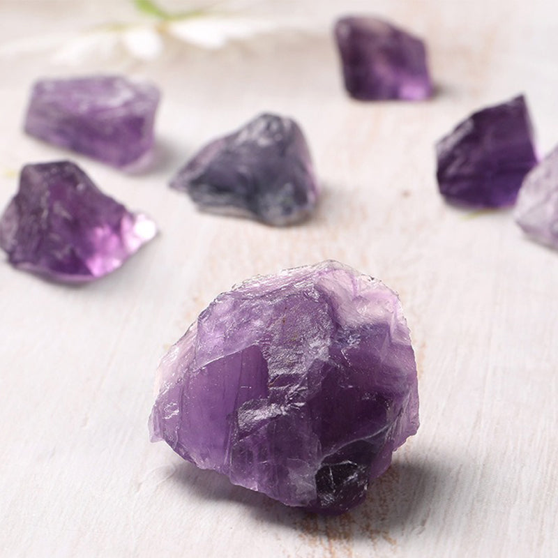 Purple Fluorite Raw Crystal - Emotional Balance & Spiritual Enlightenment