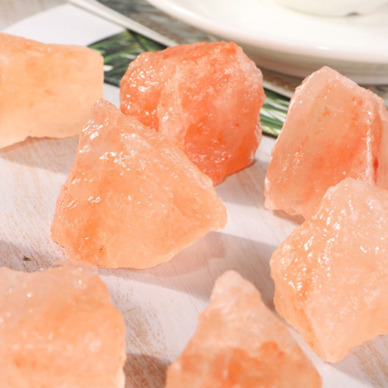 Orange Salt Raw Crystal - Stress Relief, Energy Balance & Intuition Enhancement