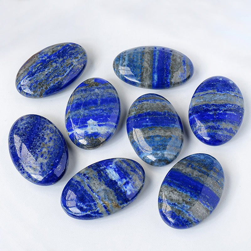 Lapis Lazuli Palm Stone - Emotional Balance, Insight & Spiritual Upliftment