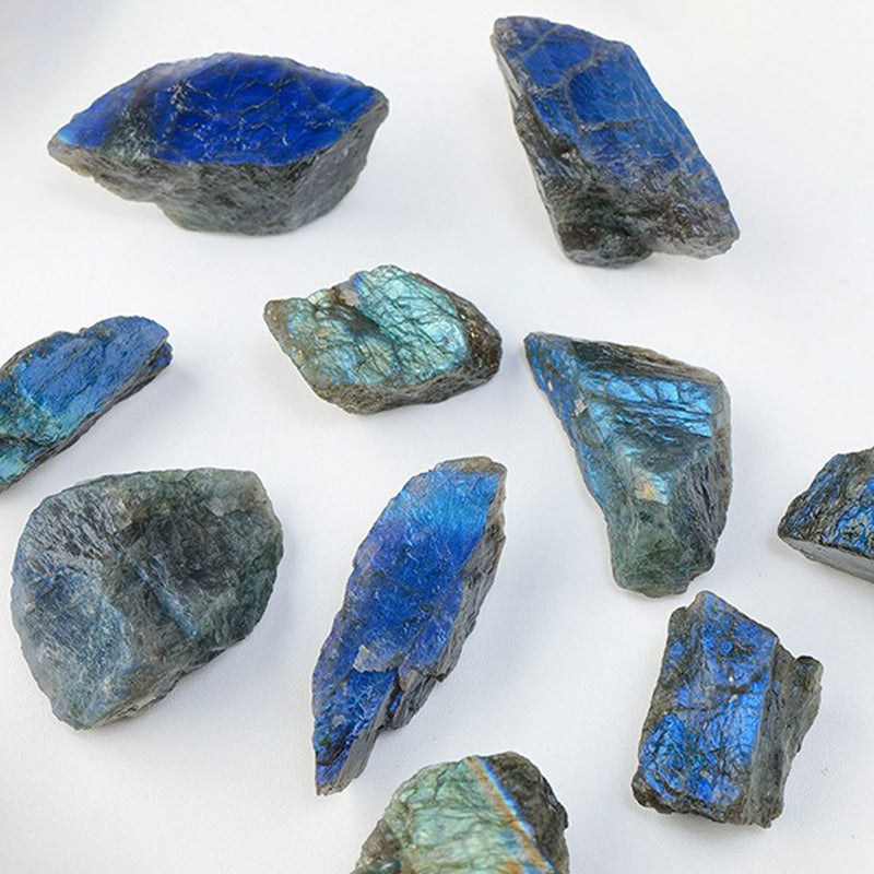 Labradorite Raw Crystal - Enhance Perception & Relieve Stress