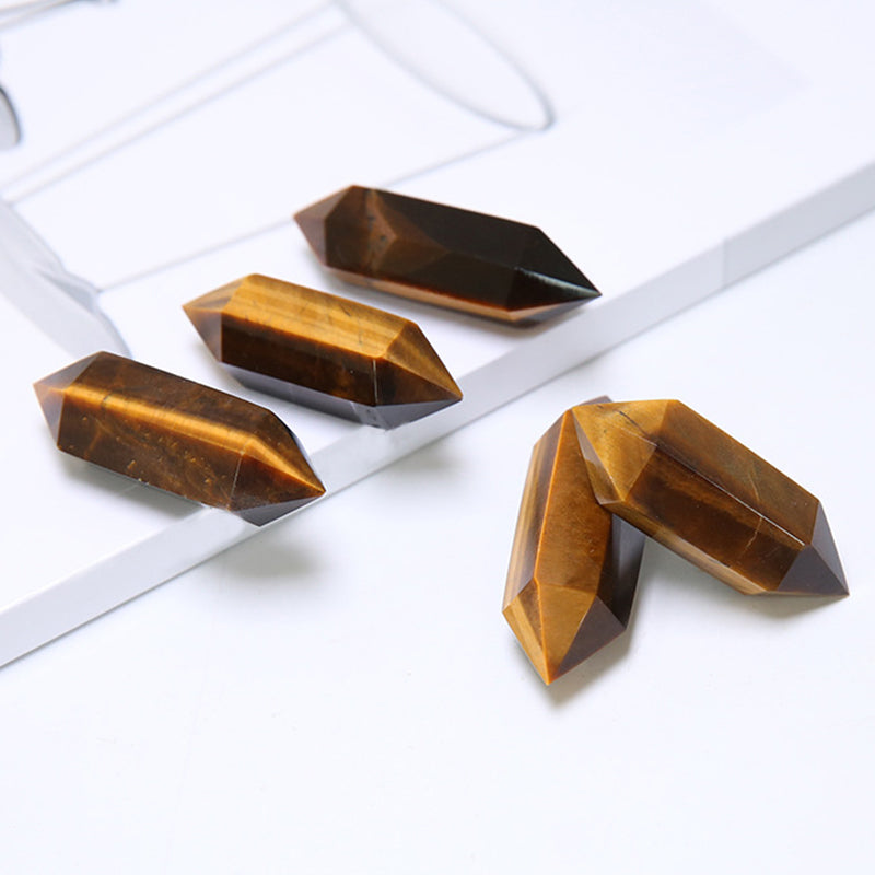 Tiger Eye Crystal Double Terminated - Enhance Your Mind, Body and Spirit