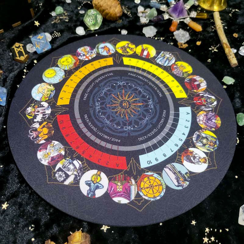 Exclusive for Mysterious Witches: Multifunctional Pendulum Mat & Tarot Ritual Mat