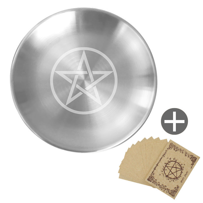 Metal Candelabra Steel Plate: A choice for witches’ magical meditation rituals