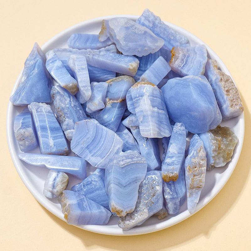 Blue Onyx Healing Stone - Promotes Inner Peace, Reduces Stress, Eases Pain