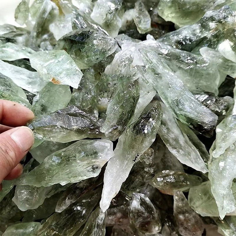 Green Quartz Raw Crystal - Nurture Relationships, Attract Wealth & Protect Against Evil