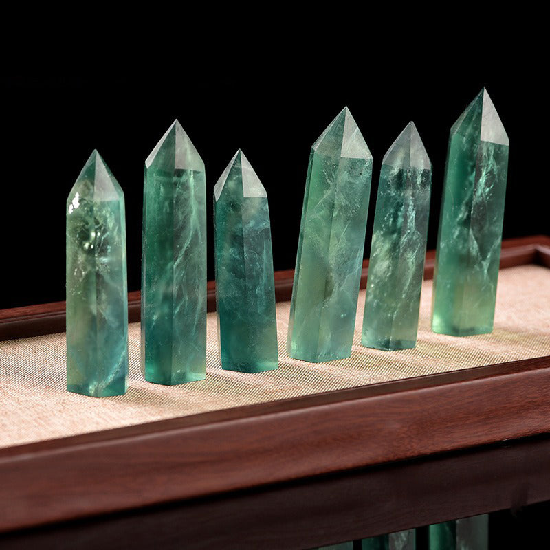 Green Fluorite Tower - Nature's Catalyst for Energy Balance & Creativity